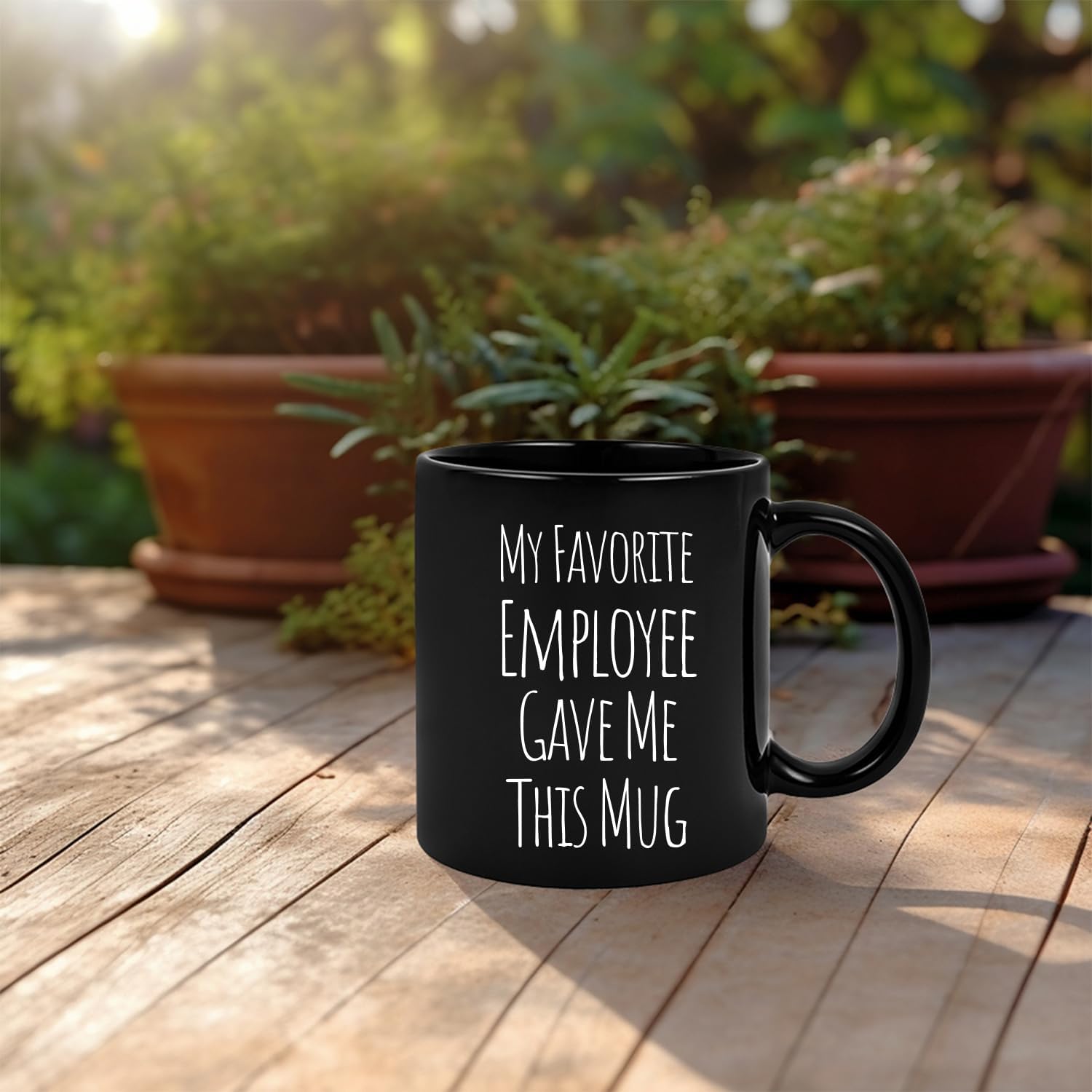 My Favorite Employee Gave Me This Mug, Funny Boss Coffee Mug Gifts from Employees Coworker, Employees Coworker Gifts To Employer Novelty Drinkware Ceramic Mug-z81 - Image 3