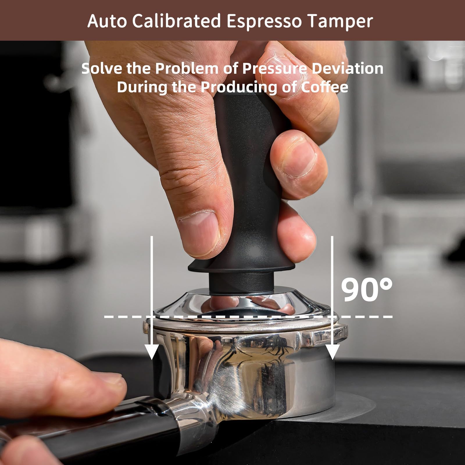 Amazon.com: 51mm Espresso Tamper, Premium Calibrated 30lb Spring