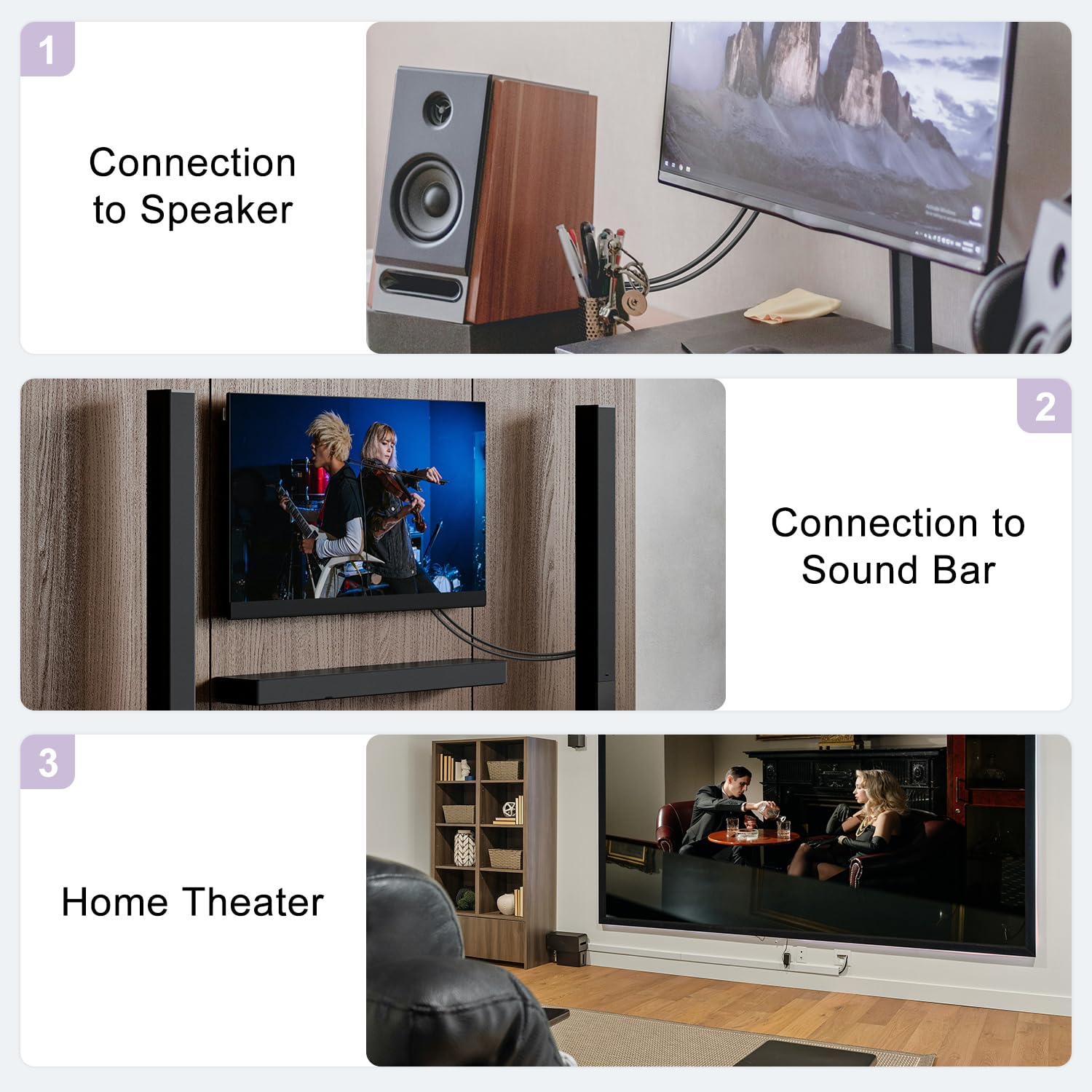 Cavo Audio 3.5mm A RCA Da 22cm - Placcato Oro Per Collegare Smartphone Ad Amplificatori - Foto 1