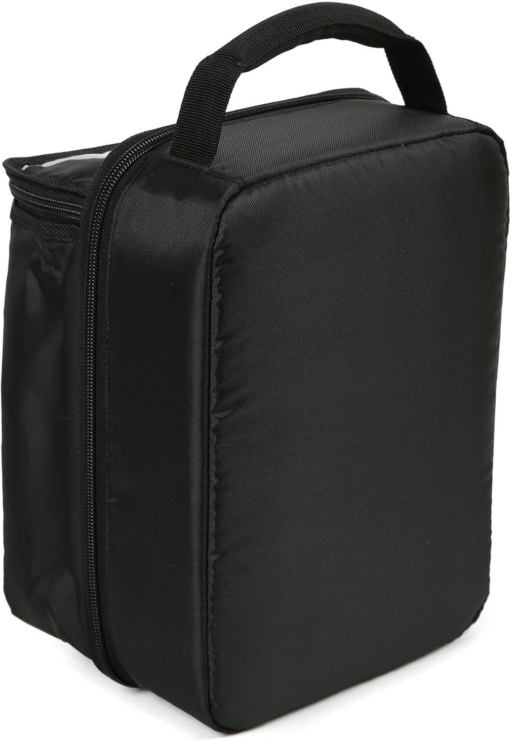 Arctic Zone Expandable HardBody Lunch Box, Black/White | Insulated Upright Cooler with Hard Liner, Adjustable Divider, Easy Clean, Leak-Resistant