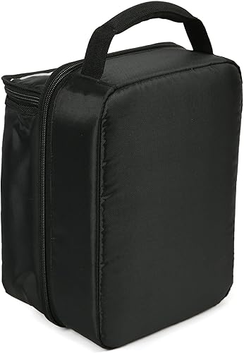 Miniatura 7 de Arctic Zone Lonchera expandible HardBody, color negro y blanco, enfriador vertical aislado con forro duro, divisor ajustable, fácil de limpiar,