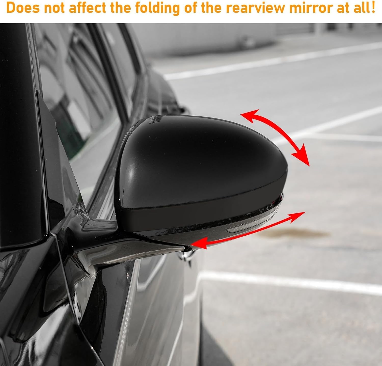 Moonlinks Compatible with Nissan Altima 2019 2020 2021 2022 2023 2024 2025 Left Side Mirror Cover Replacement, Glossy Black Exterior Left Driver Side Door Rear view Mirror Cap Trim