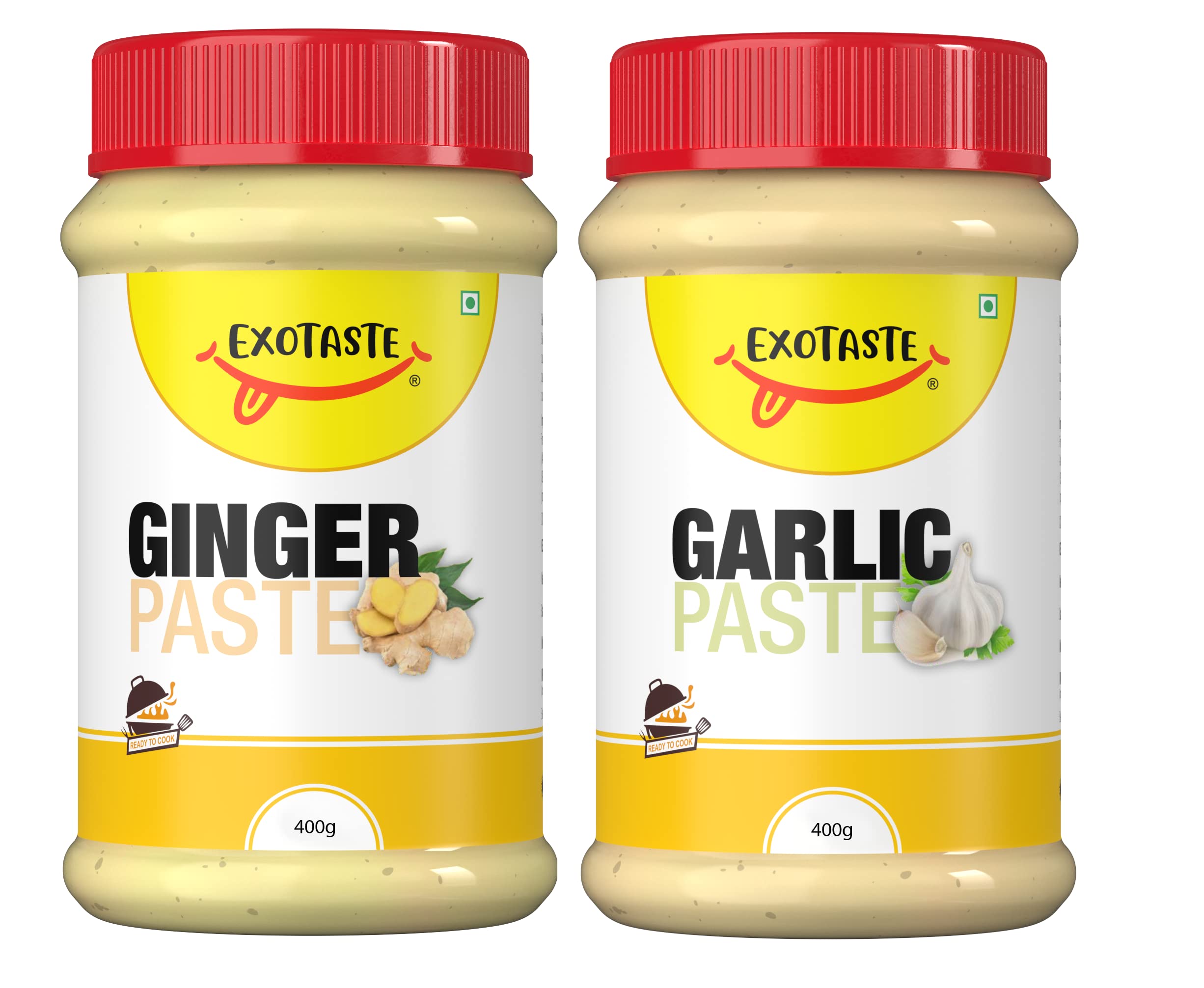 EXOTASTE Ginger Garlic Paste/Adrak Lahsun Chutneys for Cooking/Naturally Processed Fresh Ginger Paste with No Added Preservatives (800gm) (B0BGM5MXCZ) Amazon Price History, Amazon Price Tracker