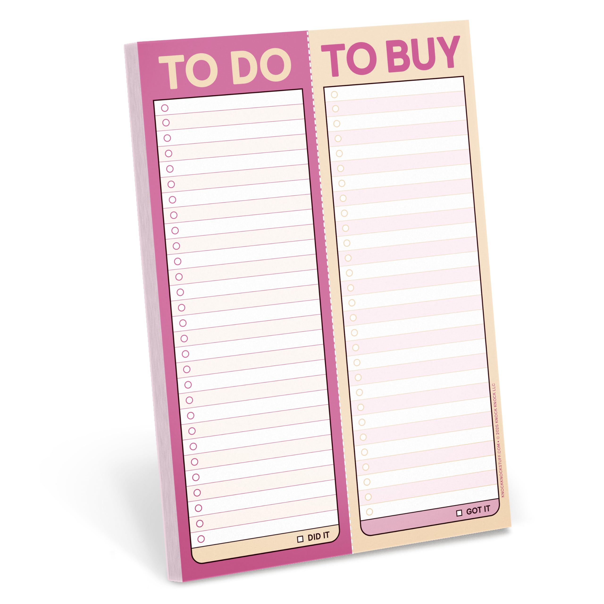 Knock Knock To Do / To Buy Perforated Pad (Pastel Version) (Knock Knock Perforated Pads)