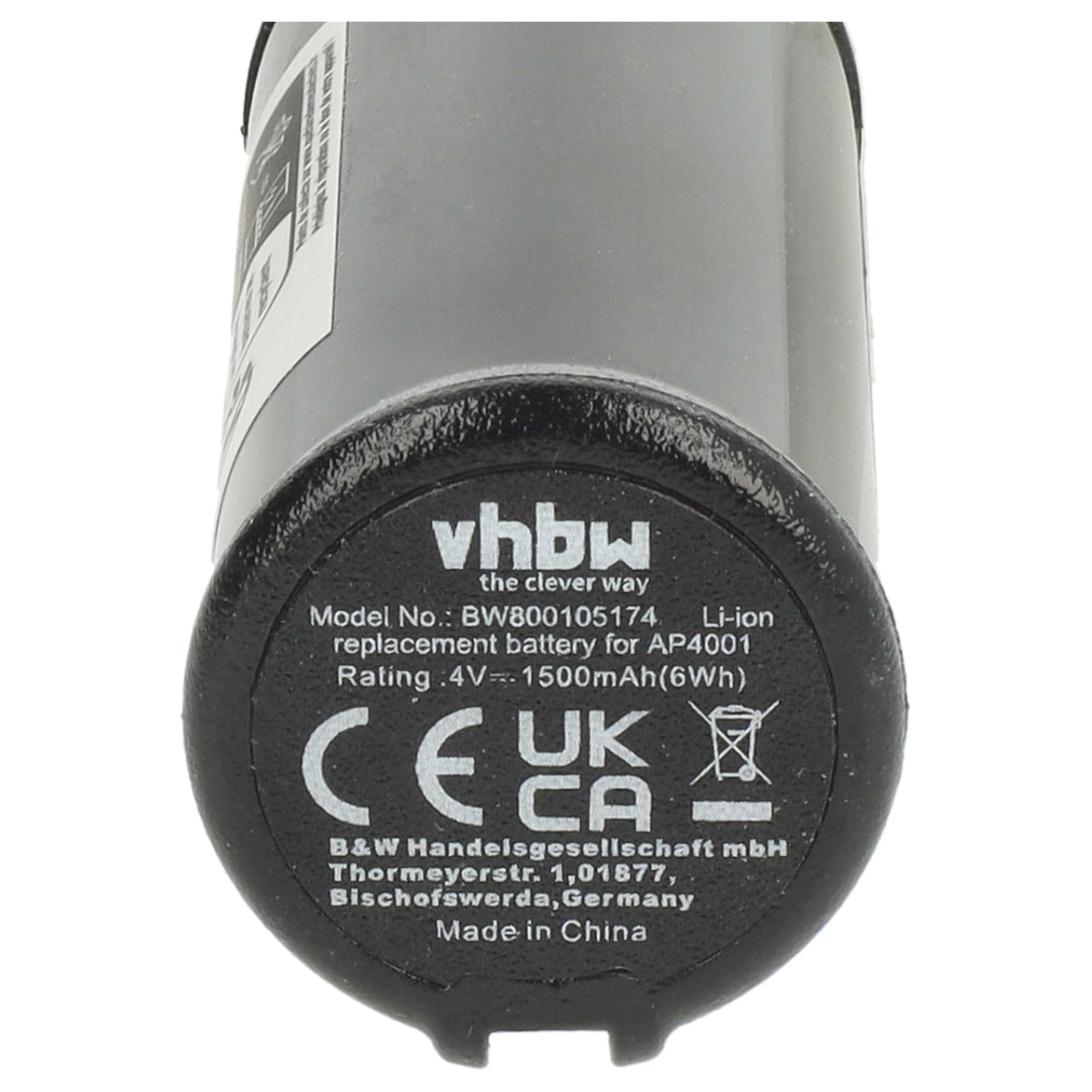 vhbw 3x akumulator zamiennik dla Ryobi AP4001 do narzędzi (1500 mAh, Li-Ion, 4 V)