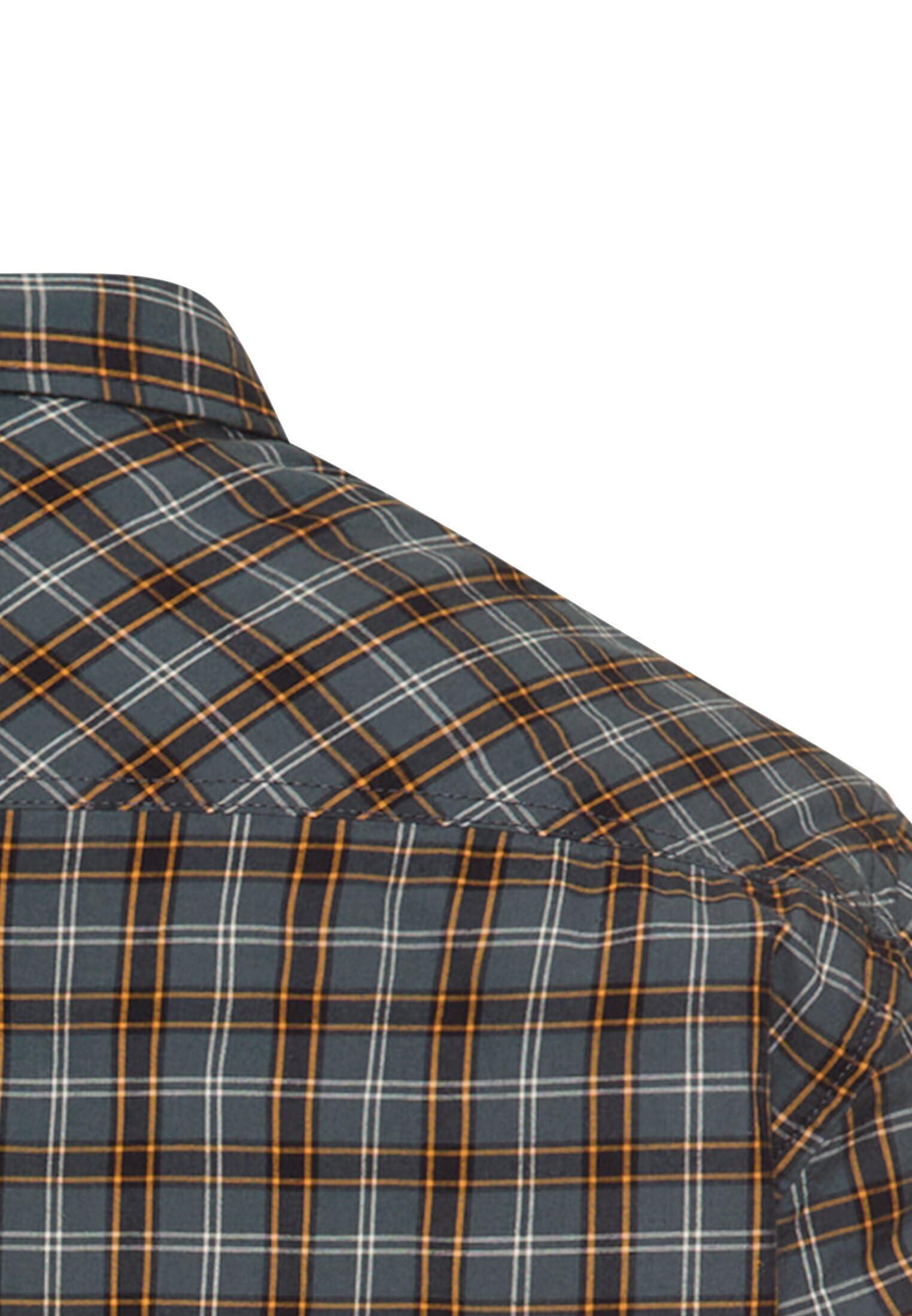 camel active Herren Langarm Hemd aus Reiner Baumwolle