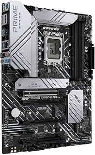 ASUS Prime Z690-P D4 LGA 1700 (Intel 12th Gen) ATX Motherboard (PCIe 5.0,DDR4,14+1 Power Stages, 3X M.2,2.5Gb LAN,V-M.2 e-Key,Front Panel USB 3.2 Gen 1 USB Type-C,Thunderbolt 4 Support, Arua Sync)