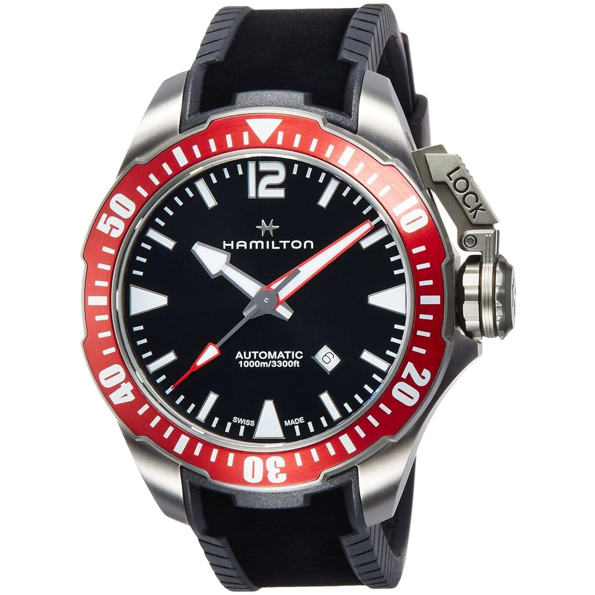 Hamilton Men's Analogue Automatic Watch Khaki Navy Swiss Made
