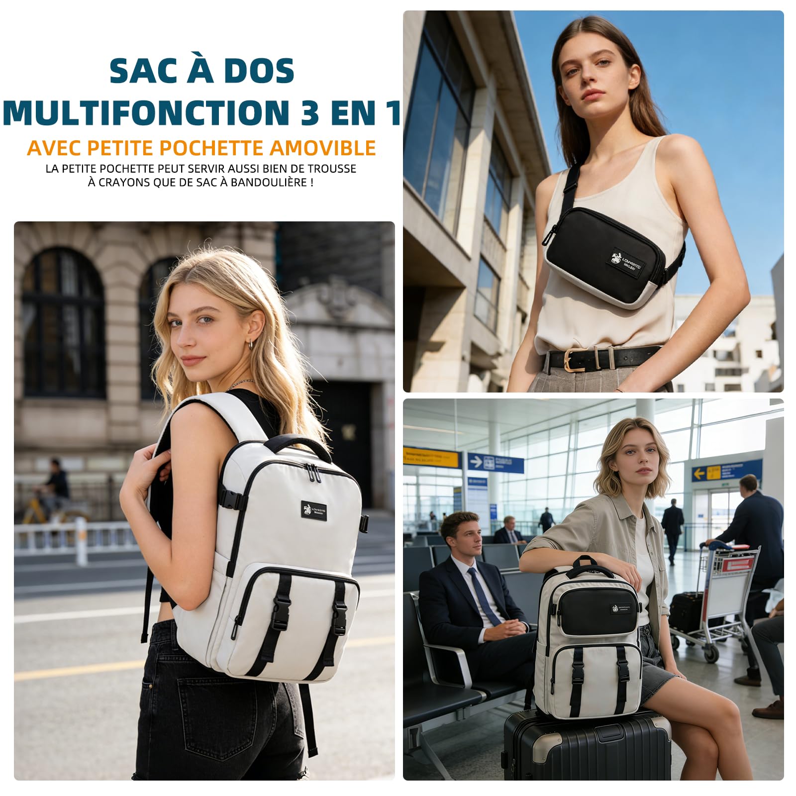 Sac à dos Isotherme, sac à dos Isotherme étanche et anti-fuites pour Hommes et Femmes, idéal pour la Plage, les Pique-niques, le Camping, les Voyages et la Pêche