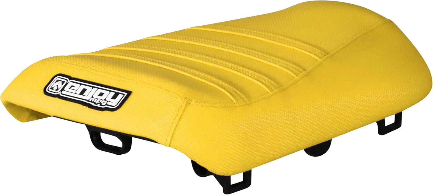 Enjoy Mfg Seat Cover - Compatible with Honda 2003-2009 Ruckus NPS50 - Ribbed - #346 (All Black with Black Ribs)