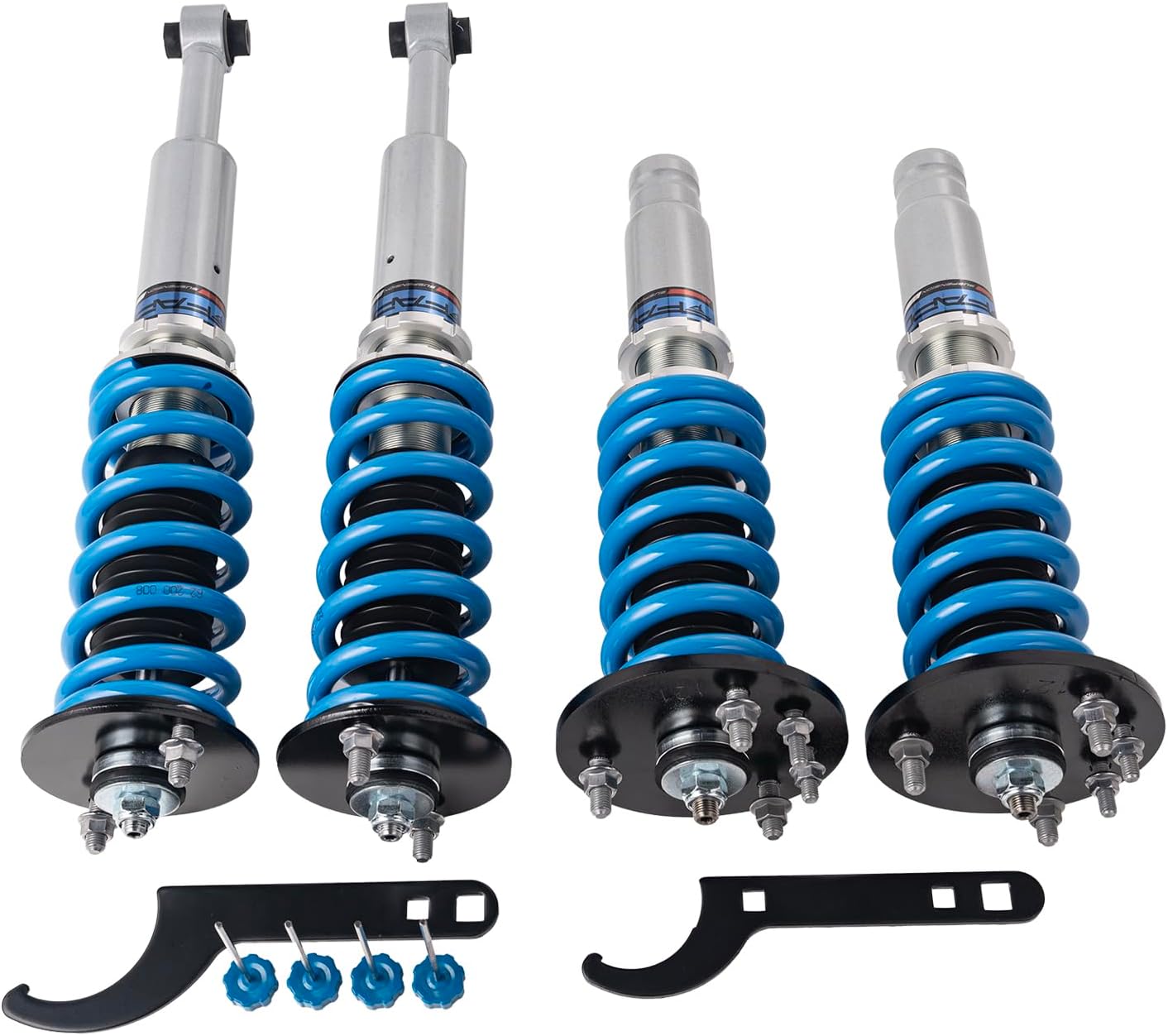 FAPO PS+ Coilovers for Honda Accord 1998-2002 CG CF, for Acura TL 1999-2003, for Acura CL 2000-2003, 16-way Damping Height Adjustable Mono-Tube Lowering Suspension Struts Kits
