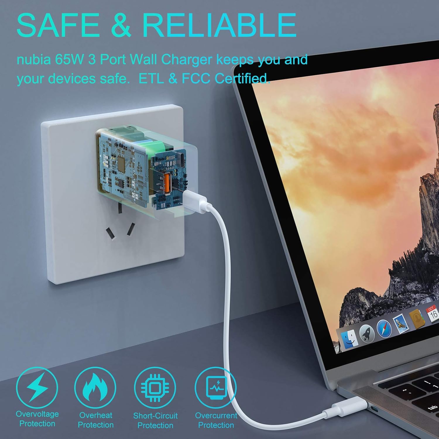 🛒 Crazy Deals nubia 3-Port 65W Wall Charger, USB-C GaN Fast Charger, PD 3.0 Type C Adapter Foldable Travel Charging Block, Compatible with iPhone, iPad, MacBook, MagSafe, Samsung, Laptop 50% Off Discount nubia 3-Port 65W Wall Charger, USB-C GaN Fast Charger, PD 3.0 Type C Adapter Foldable Travel Charging Block, Compatible with iPhone, iPad, MacBook, MagSafe, Samsung, Laptop