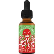 Santas Secret Beard Oil Scented Like a Christmas Candy Cane With Peppermint, Clove, Ylang Ylang and Sweet Orange from Woodlands Beard Co.