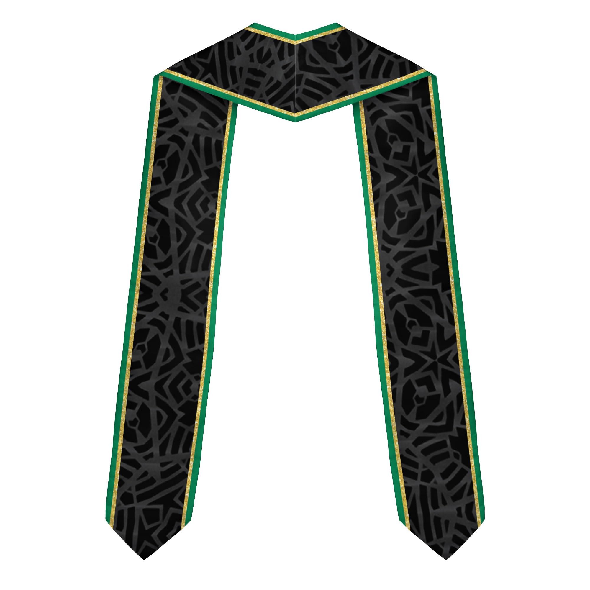 MonkeyVan Custom Nigerian Graduation Sash Nigeria Graduation Stole Personalized Nigerian American Flag Graduation Sash 2025 Style 6