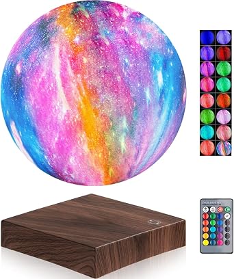 Levitating Moon Lamp Floating Globe Ball Lamp-16 Colors Galaxy Moon Lmap