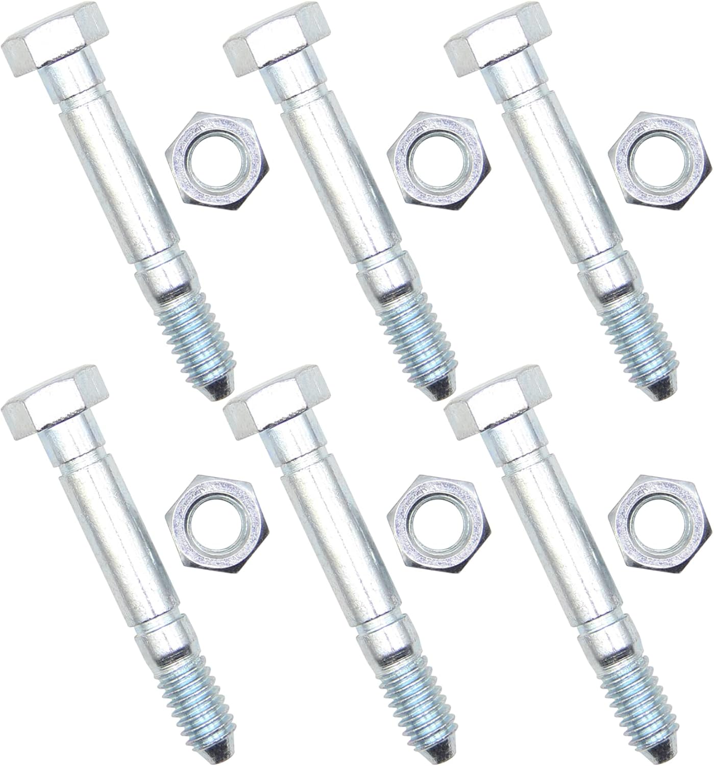 51001500 Shear Pin Bolts & Nuts for Ariens 51001 51001500 Replacement 6pk