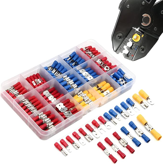 YIXISI Kabelschuhe Set 245-teilig - Quetschverbinder Für Auto Und Haushalt