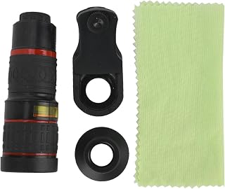 EVTSCAN Lente de câmera de telefone, lente de câmera de celular com clipe, lente teleobjetiva zoom de foco longo 20X para smartphone ou tablet PC