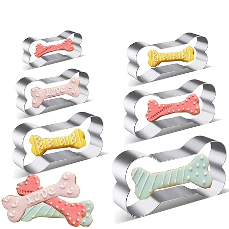 Dog Bone Cat Fish Cookie Cutter Set