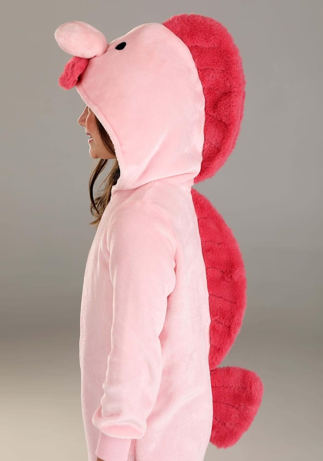 Kid's Blob Fish Costume, Children's Fish Halloween Outfit, Funny Animal Jumpsuit with Zipper and Soft Fins