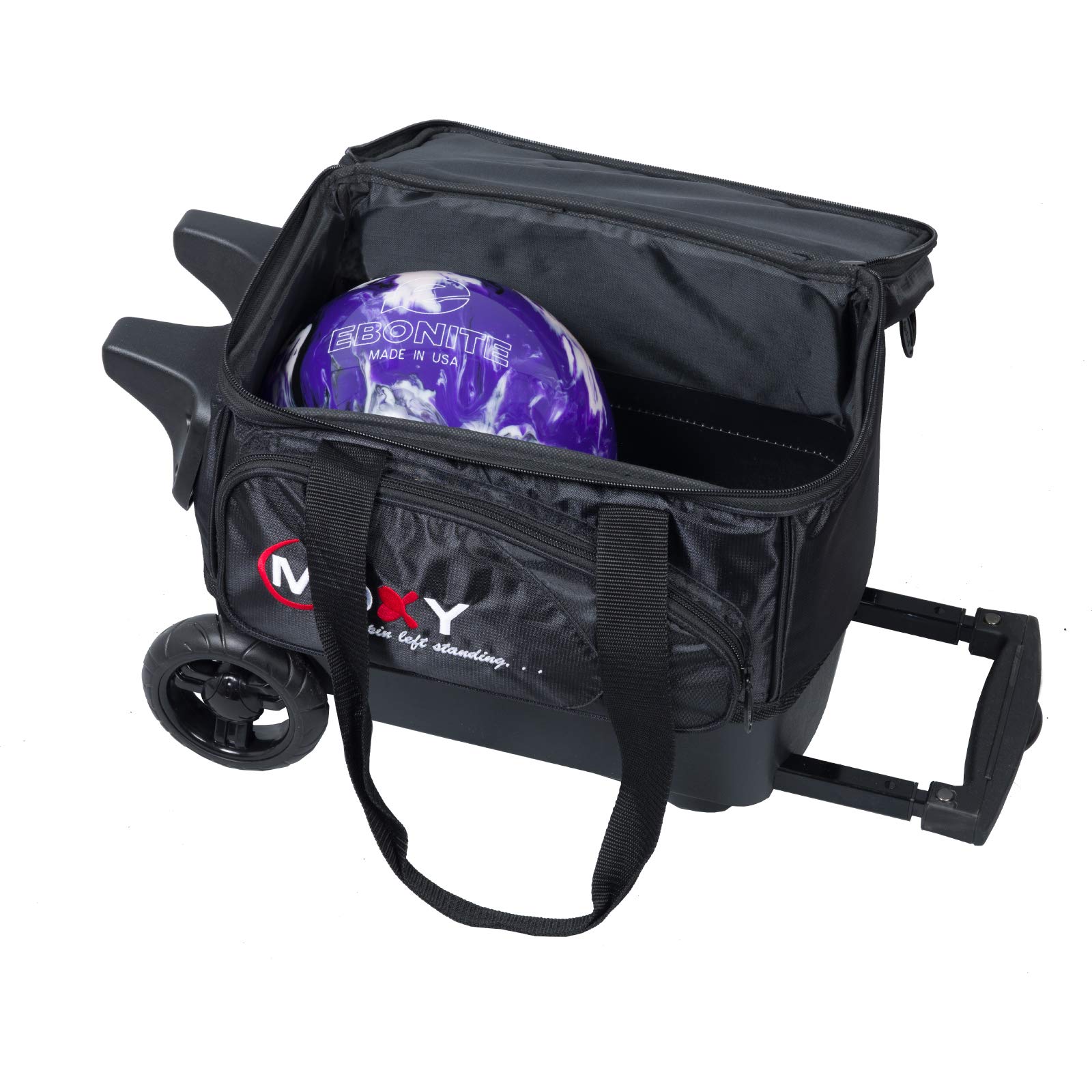 Moxy Bowling Products Single Deluxe Roller Bowling Bag- Black