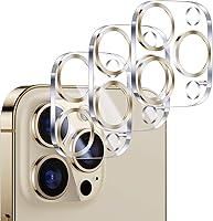 Vista 24 de UniqueMe para Paquete de 3 Protectores de Lente de Cámara para iPhone 15 Pro/iPhone 15 Pro Max, [Protección contra Caídas] [Compatible con Fundas]
