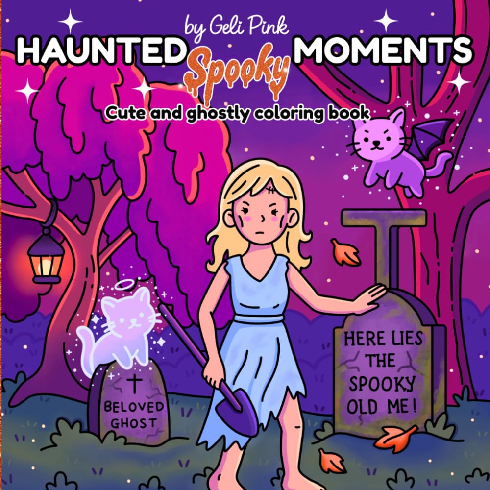 Haunted spooky moments: A halloween coloring book for music and color fans