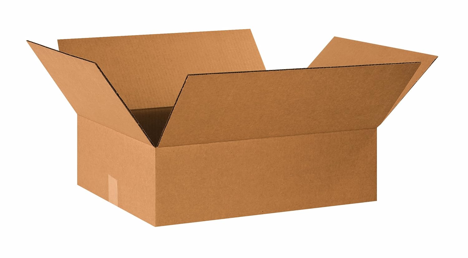 Aviditi 20166 Flat Corrugated Cardboard Box 20" L x 16" W x 6" H, Kraft, for Shipping, Packing and Moving (Pack of 25)