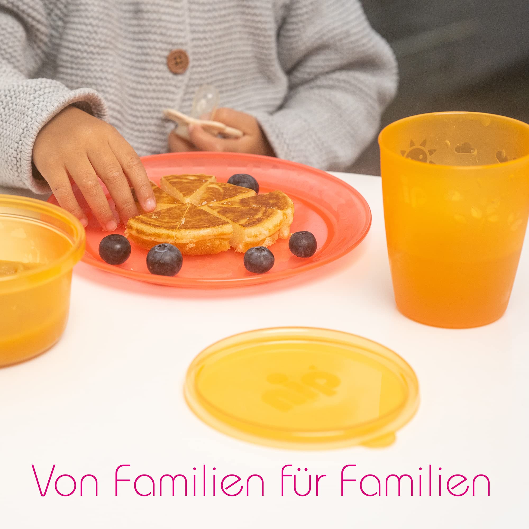 Assiettes Bio Pour Bébé Nip - Lot De 2 - Micro-ondes Et Lave-vaisselle - Sans BPA Ni Mélamine