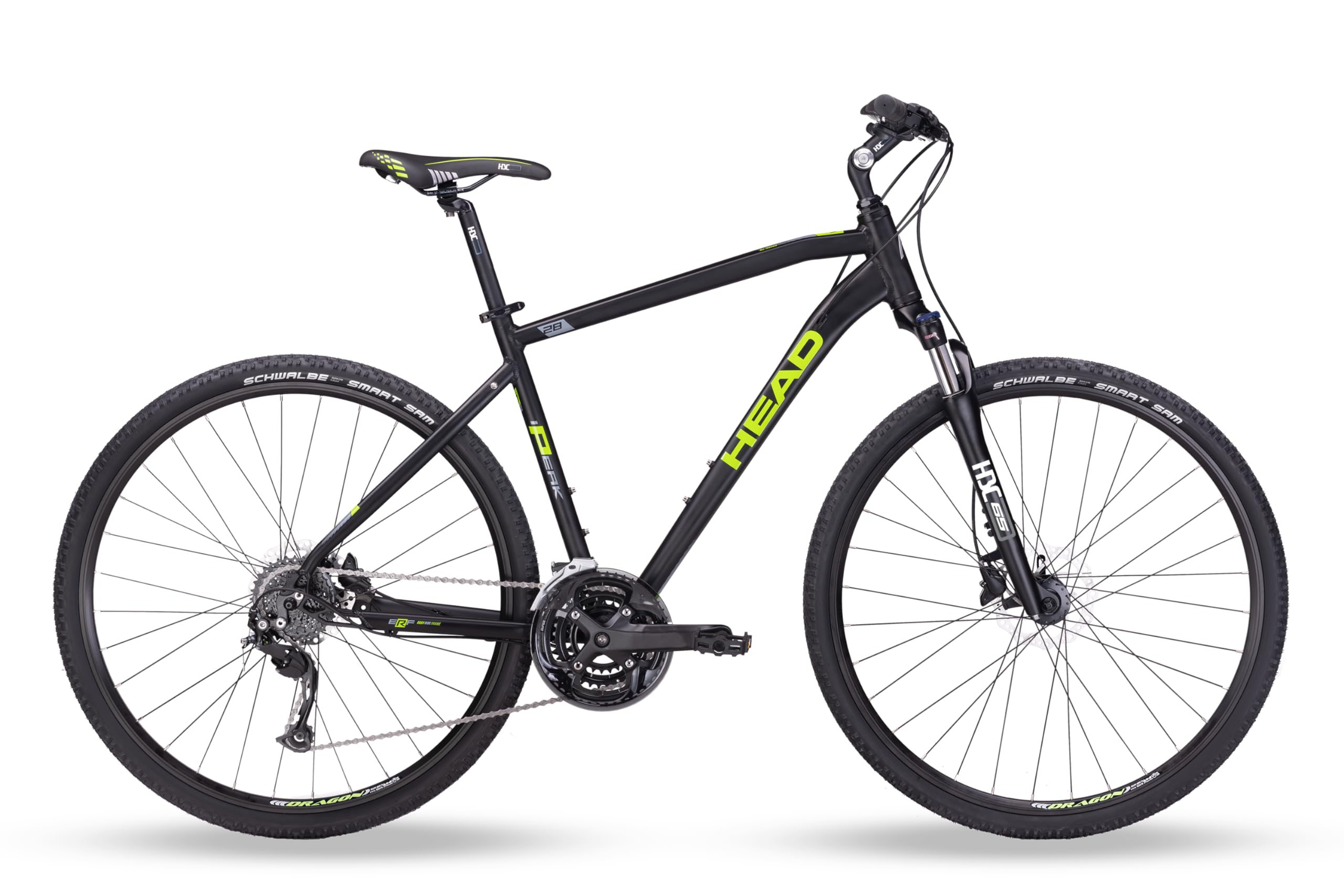 Head Unisex - Adult I-Peak 2.0 Cross Bike, Matt Grey/Green