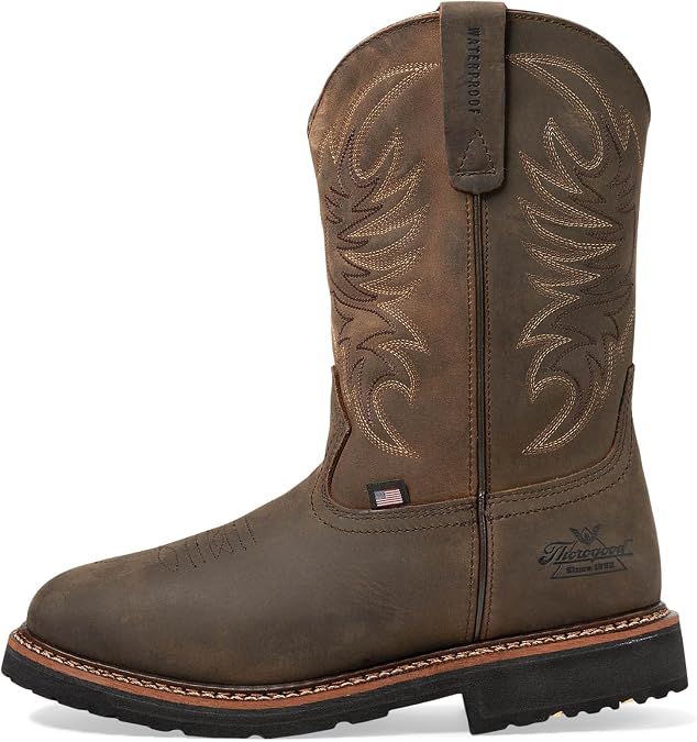 Thorogood Men's Western Work 11 Non-Safety Toe Waterproof Work Boot
