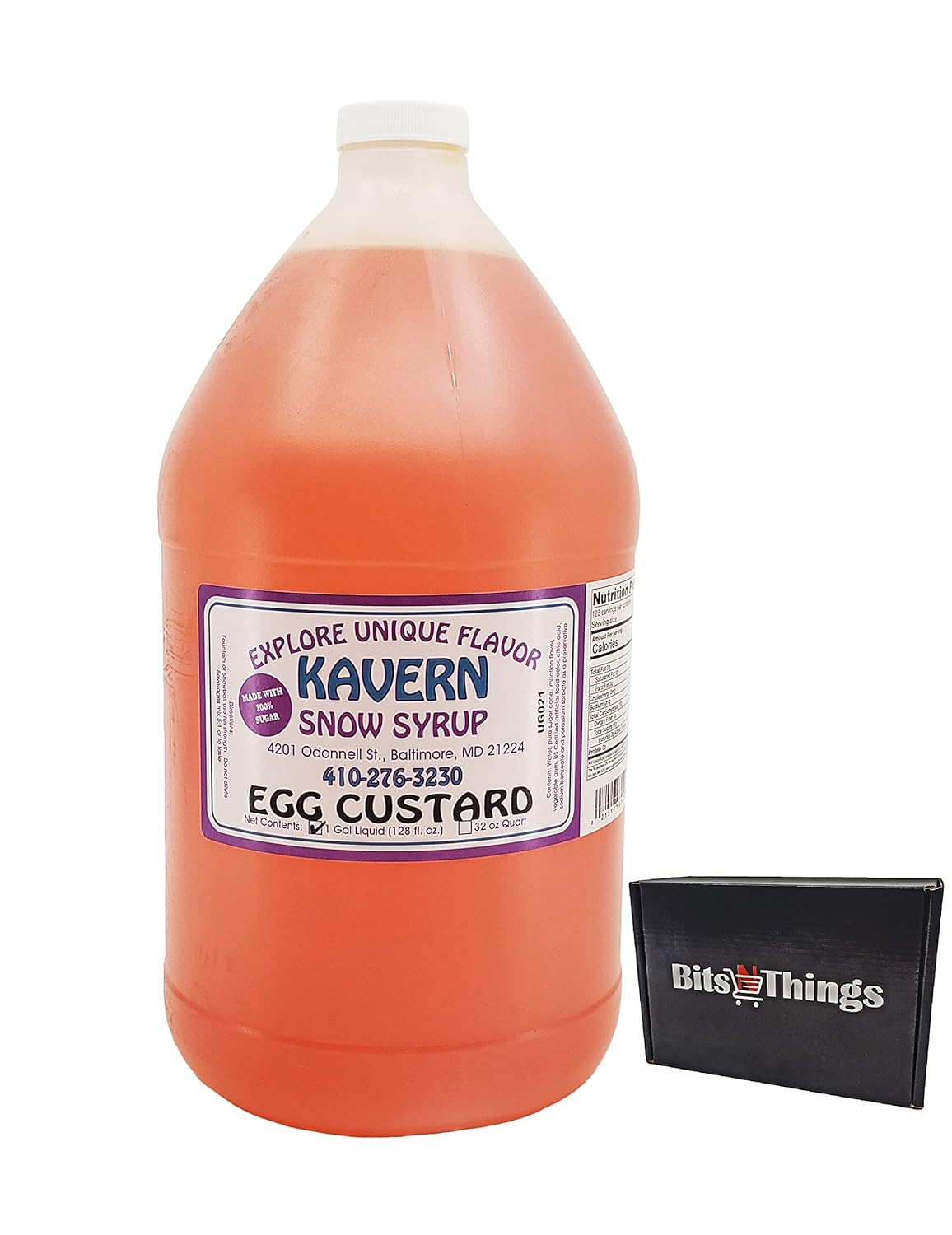 Kavern Snow Cone Snowball Flavoring Syrup (128 fl oz