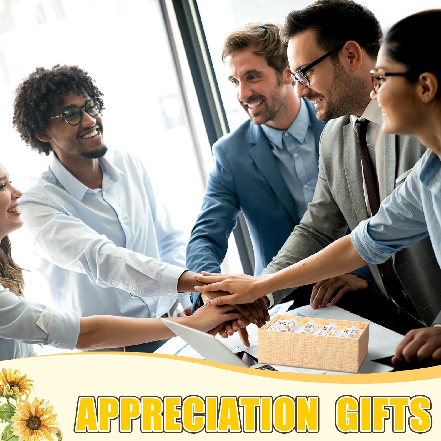 30 Pack Employee Teacher Appreciation Gift Bulk Lip Balm Teacher Employee Staff Team Thank You Gifts Nurse Volunteer Appreciation Party Favors for Women Men Coworker(Human Sunshine,Yellow)
