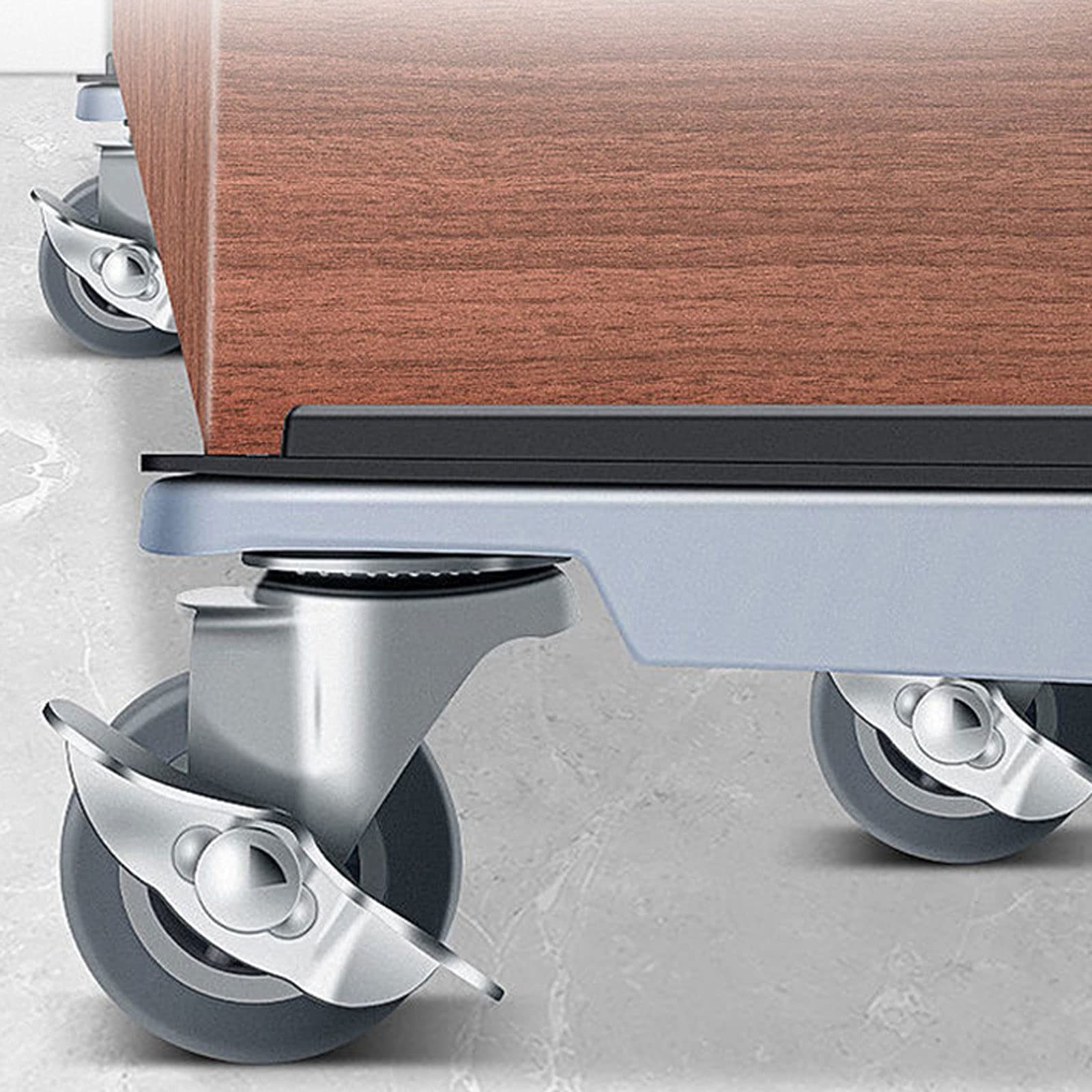 5 Pezzi/Kit Sollevatore per Mobili con Ruote, Set Sposta Mobili Pesanti con Cuscinetti Ruotabili a 360°, Rullo di Trasporto per Mobili, per Spostamento Divani, Frigoriferi
