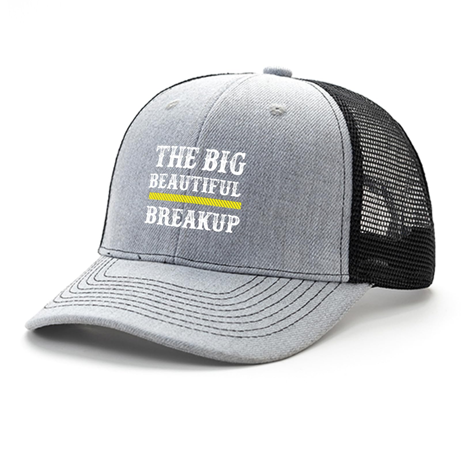 The Big Beautiful Breakup Sun hat Cycling caps for Women Heather Grey