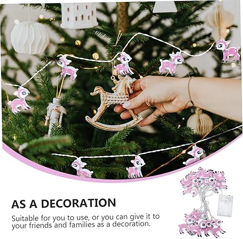 Miniatura 7 de UKCOCO Luz nocturna interior s colgante árbol guirnalda