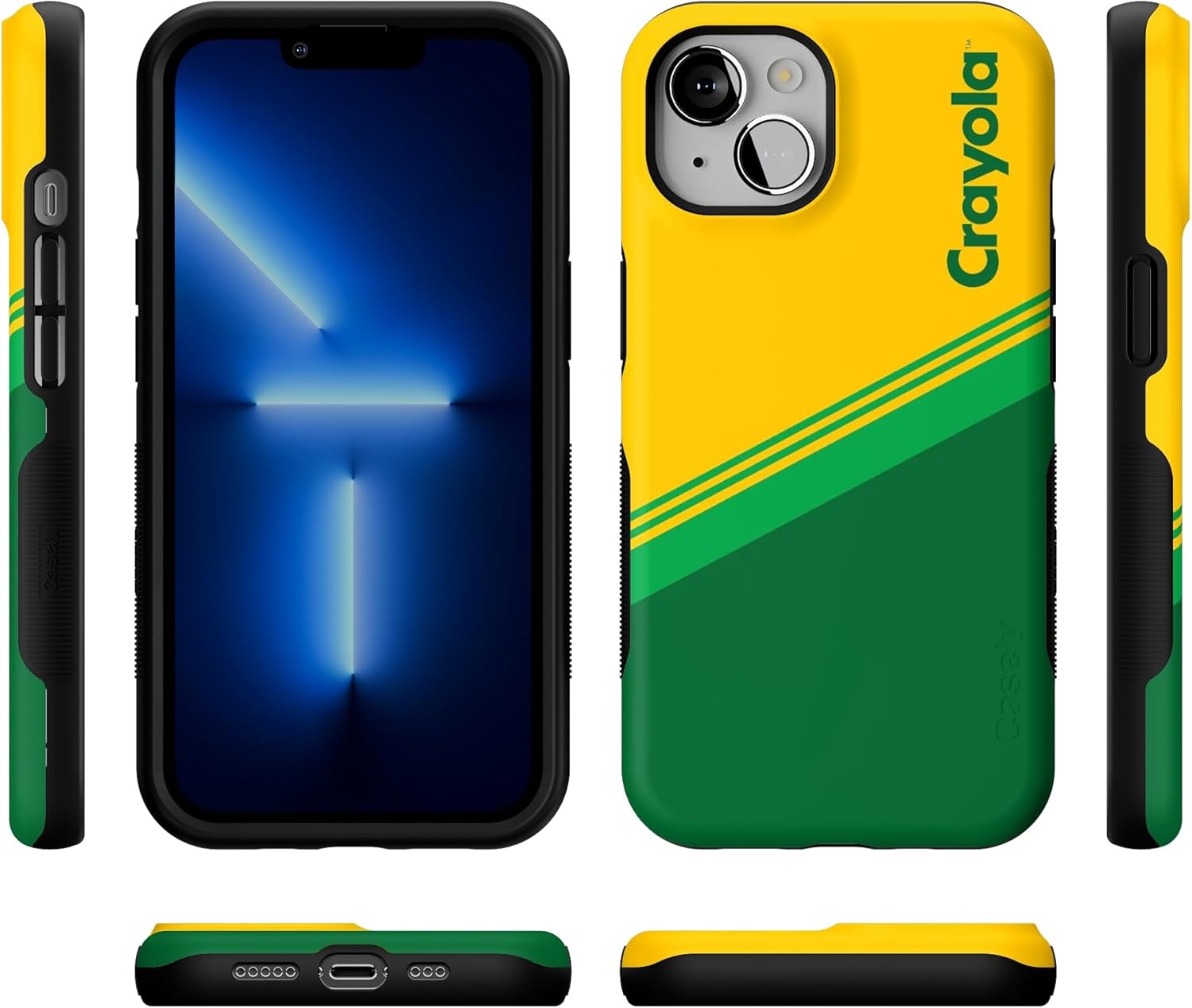 Casely iPhone 13 Case | Keep It Classic | Crayola Crayon Box | Bold Protective Design | Compatible with MagSafe