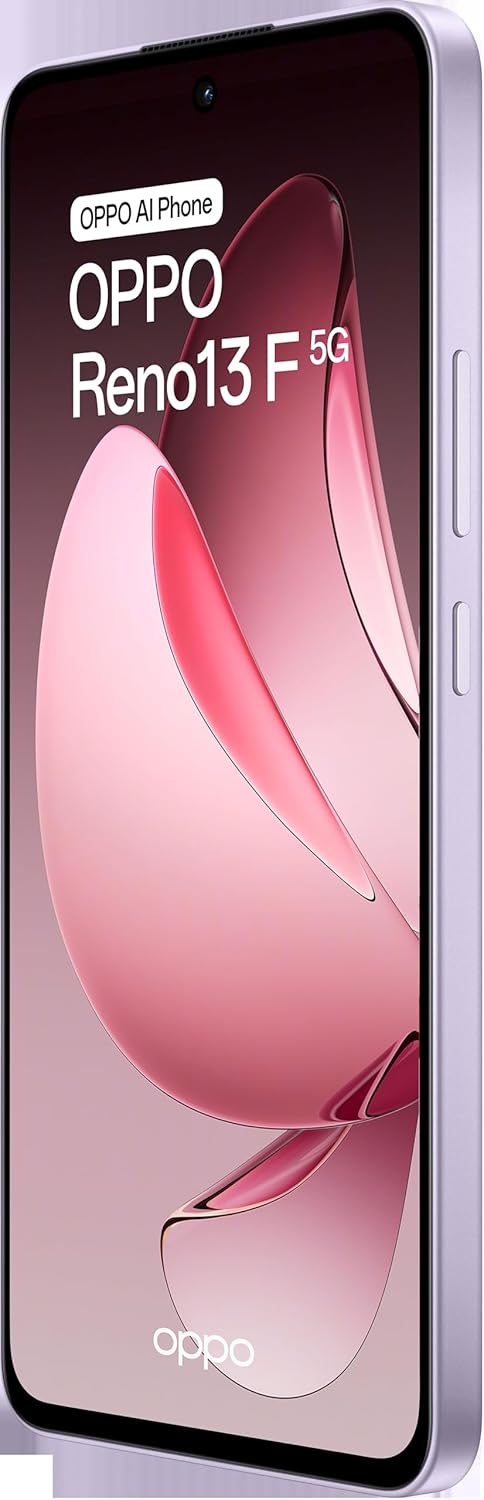 OPPO Reno13 F Dual-SIM 256GB ROM + 8GB RAM (GSM Only | No CDMA) Factory Unlocked 5G Smartphone (Plume Purple) - International Version