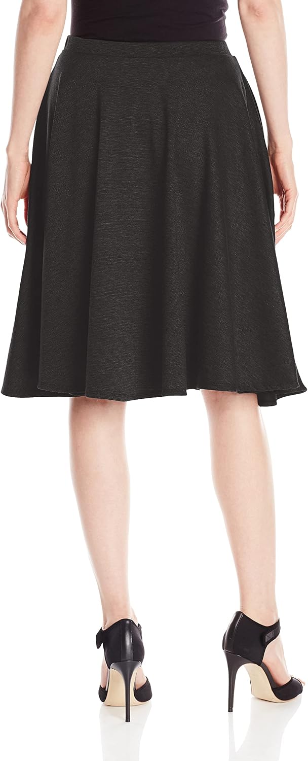 Star Vixen Women's Knee Length Full Skater Skirt