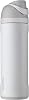 Owala FreeSip Insulated Stainless Steel Water Bottle with Push Button and Built-in Straw, 710 ml, Shy Marshmallow