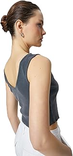 توب كات قصير للنساء من كوتون، (قطعة واحدة)