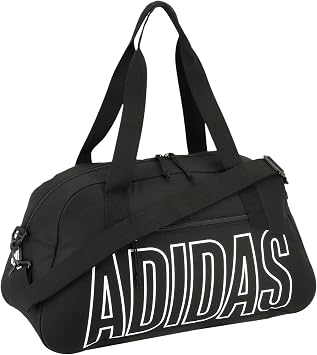 adidas Graphic Duffel Bag, Black/White, One Size