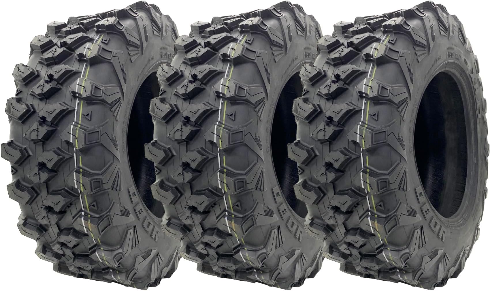 27x9.00R14 ATV Tyres 225/70R14 OBOR Lynx 8ply Road Legal 54M 212kgs (Set of 3)