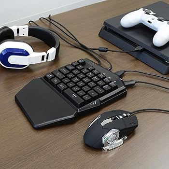 Amazon.co.jp: SWITCH/PS4用コンバータ内蔵キーボード・マウスセット