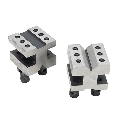 Miniatura 28 de HFS (R) Juego de bloques en V de hierro fundido 2 x 1-3/8 x 7/8 pulgadas