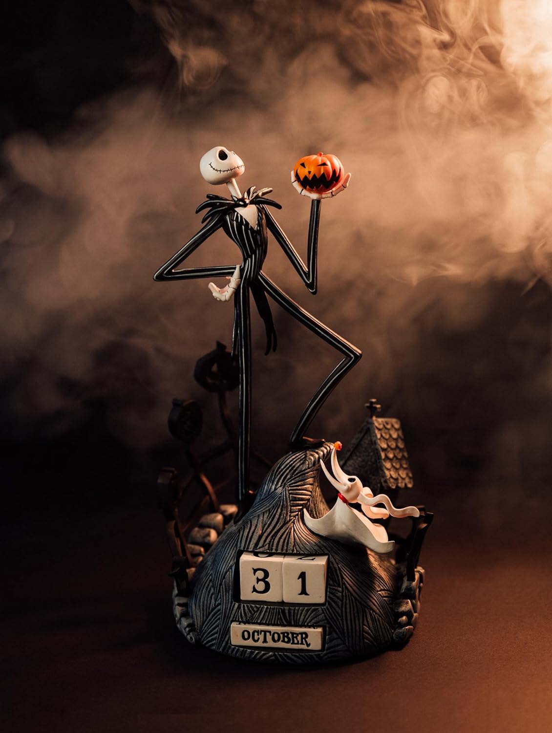 Nightmare Before Christmas Perpetual Calendar - 3D Perpetual Calendar - Disney Figures Decoration Nightmare Before Christmas - Table Calendar Figurine Nightmare Before Christmas