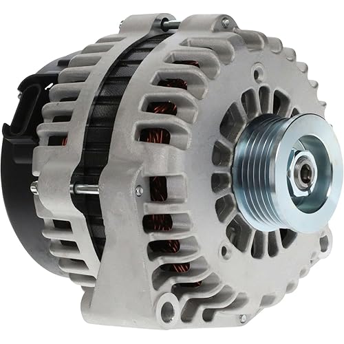 OEG Parts New Alternator High Output 255 AMP Compatible With Chevy Chevrolet C Silverado Truck Van Isuzu Hummer Saab 6.0L 6.6L 8.1L 99-15 10464405 10464443 10464453 10464456 10464476 15263859 19151921