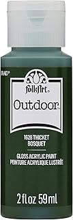 FolkArt Outdoor Acrylic Paint in Assorted Colors (2 Ounce), 1628 Thicket
