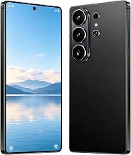 4G Unlocked Smartphone, 6.6" HD Punch Screen, 4GB+32GB (256GB Expandable), Long‑Lasting Battery 2A Fast Charge, 13MP+21MP Camera, Android 12, Face Unlock, OTG, 3‑Card Dual SIM (Black)