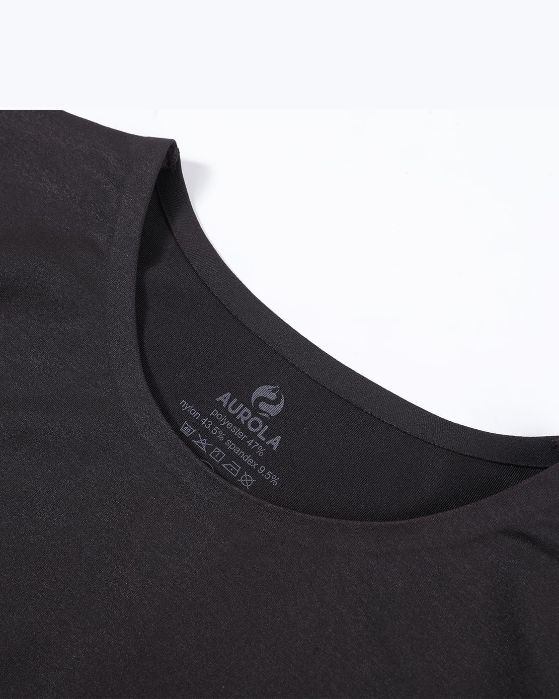 AUROLA Essentials Seamless Short Sleeve Crop Top for Women Workout Active Comfort Athletic Shirts Tee - Image 5